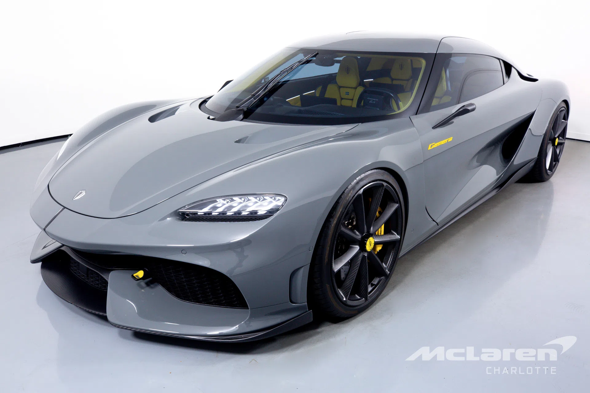 2024 Koenigsegg Gemera for sale, front three-quarter view, Grey