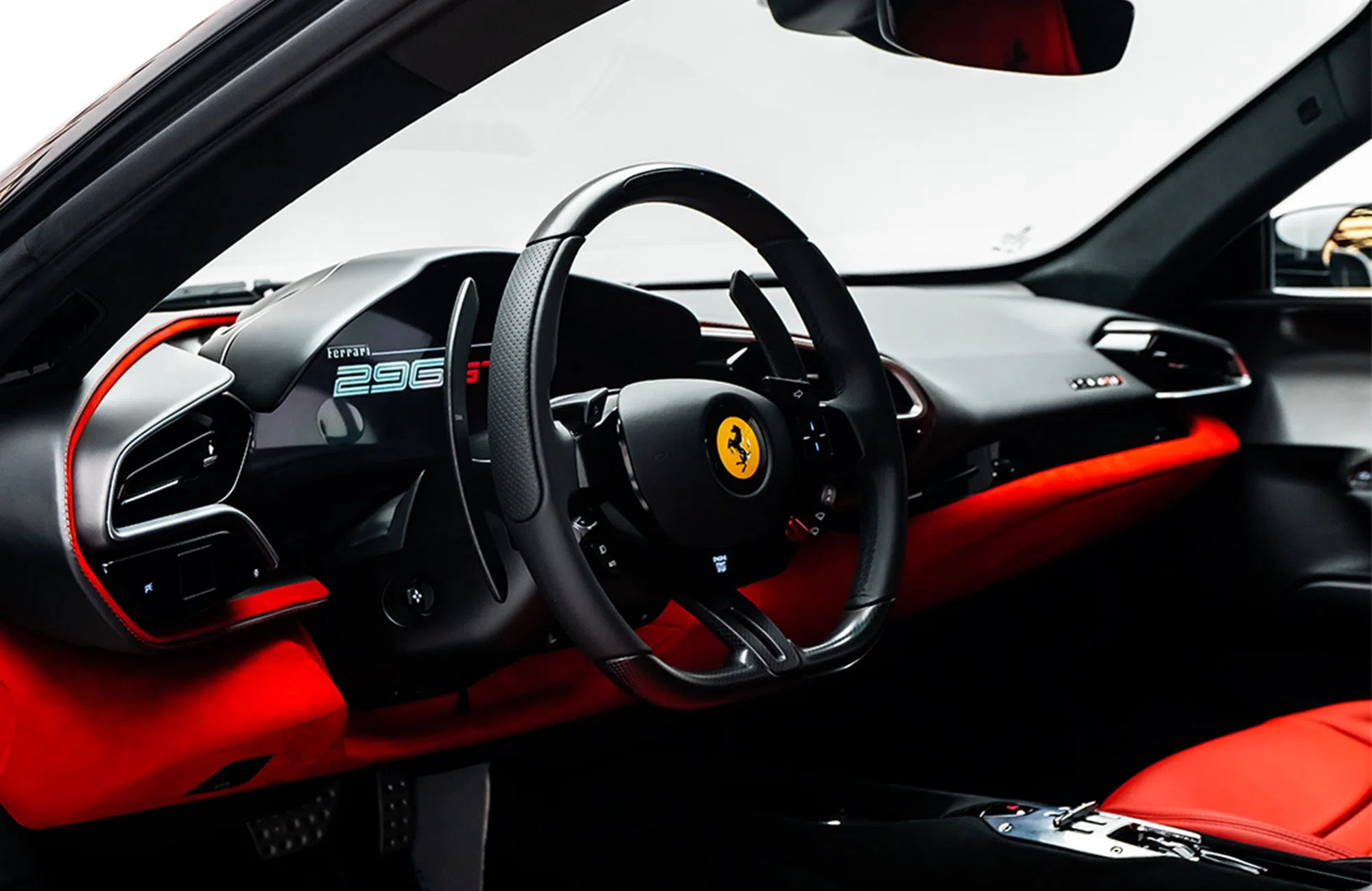 2022 Ferrari 296 GTB Assetto Fiorano interior, dashboard