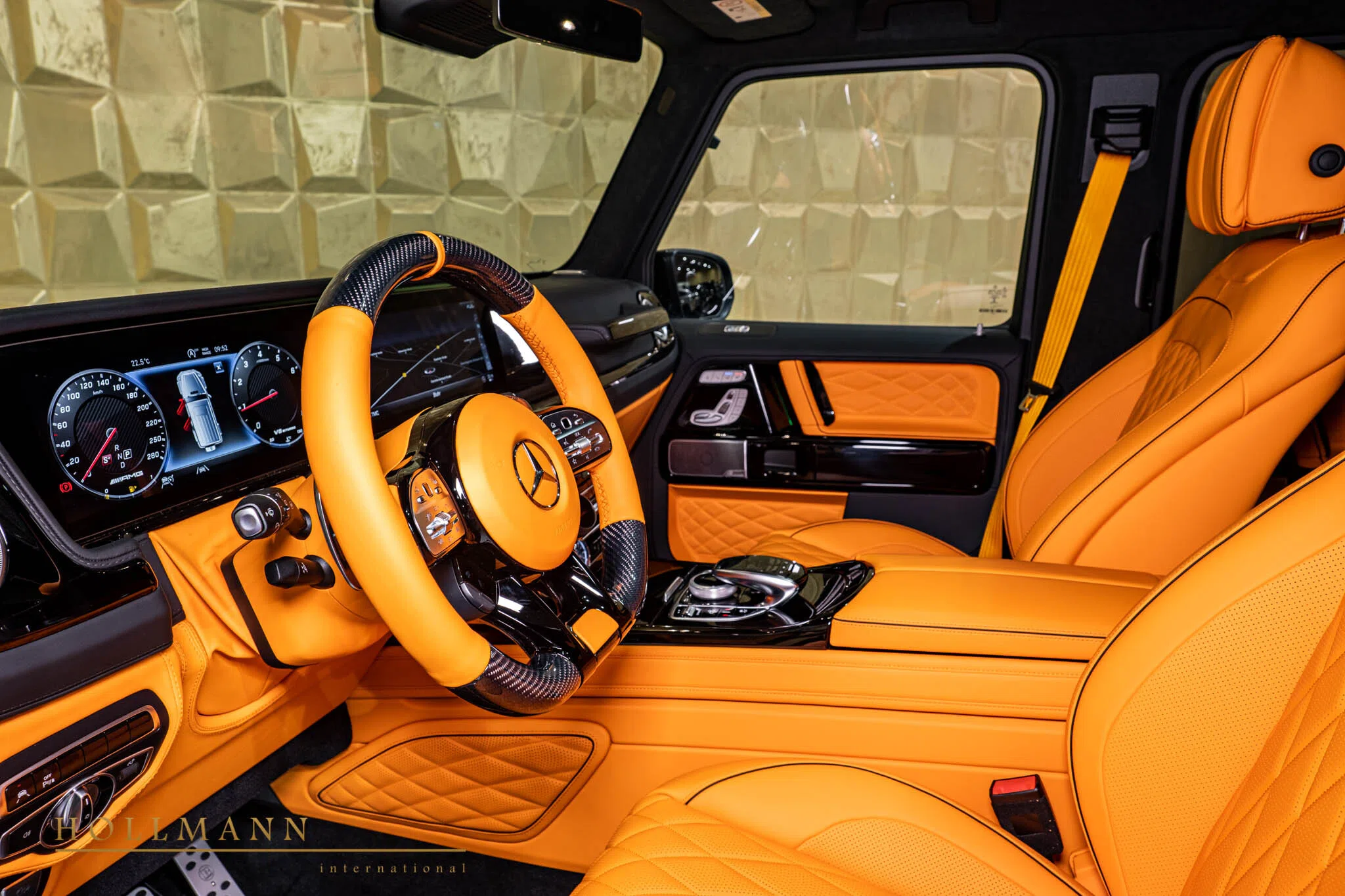 2023 BRABUS G 800 Widestar interior, Customized Interior Mandarin