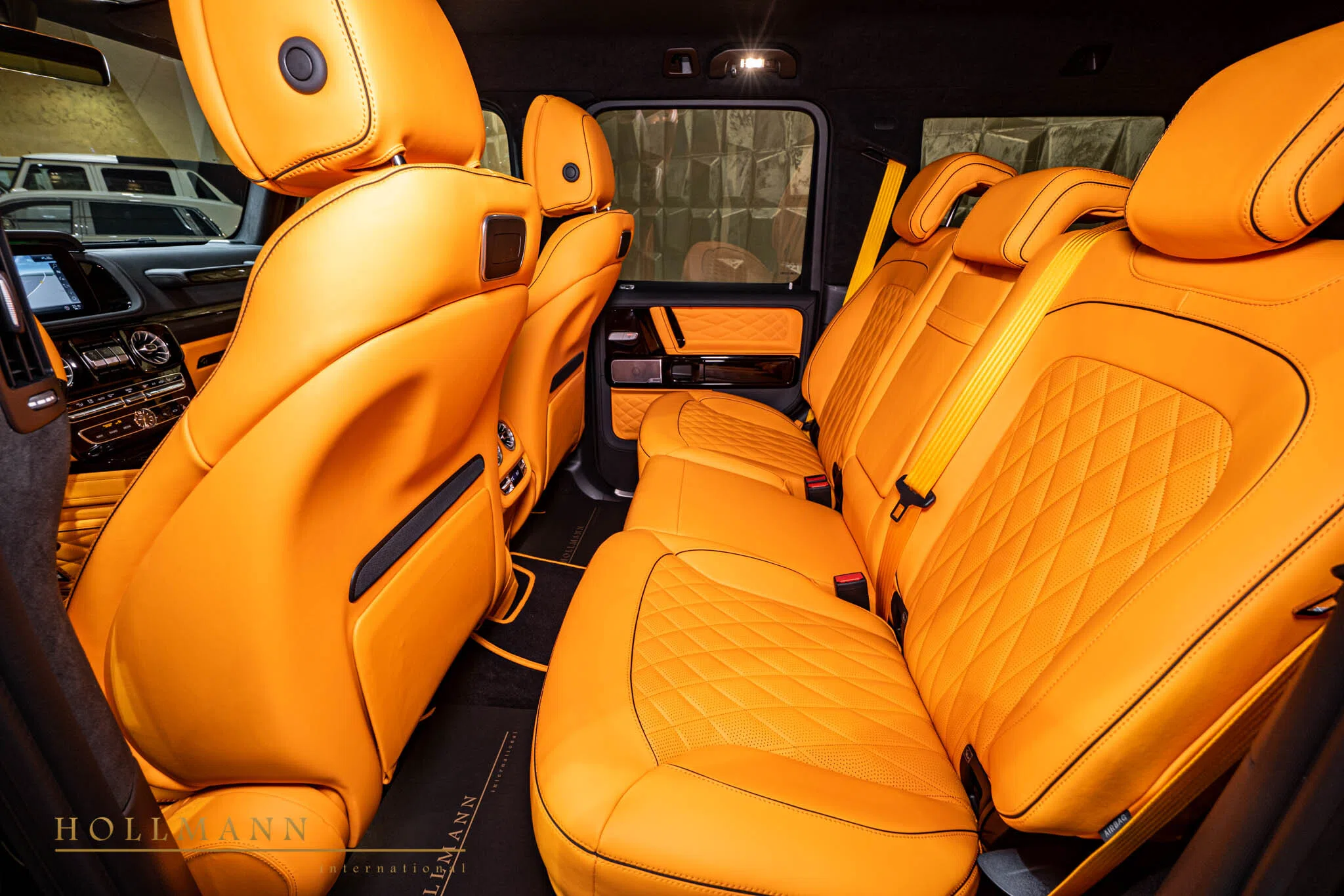 2023 BRABUS G 800 Widestar interior, seats, Customized Interior Mandarin
