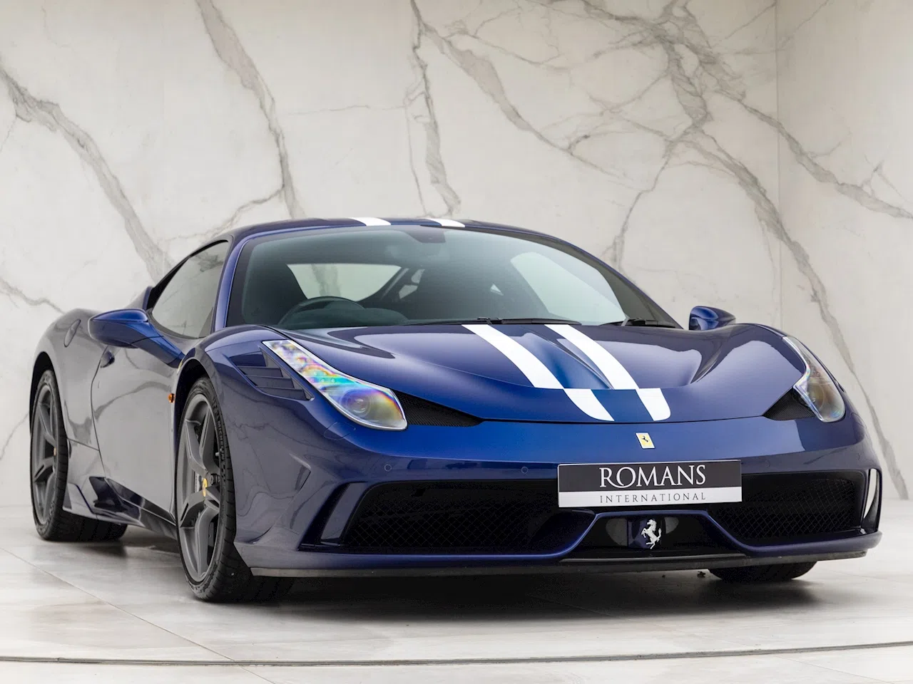2015 Ferrari 458 Speciale for sale, exterior, Blu Tour De France