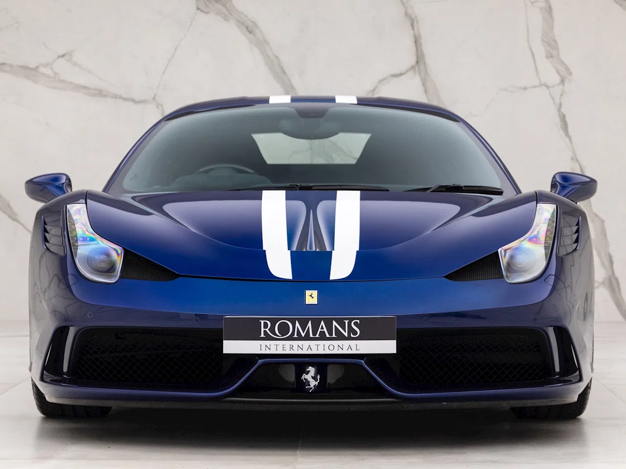 2015 Ferrari 458 Speciale for sale, exterior, Blu Tour De France