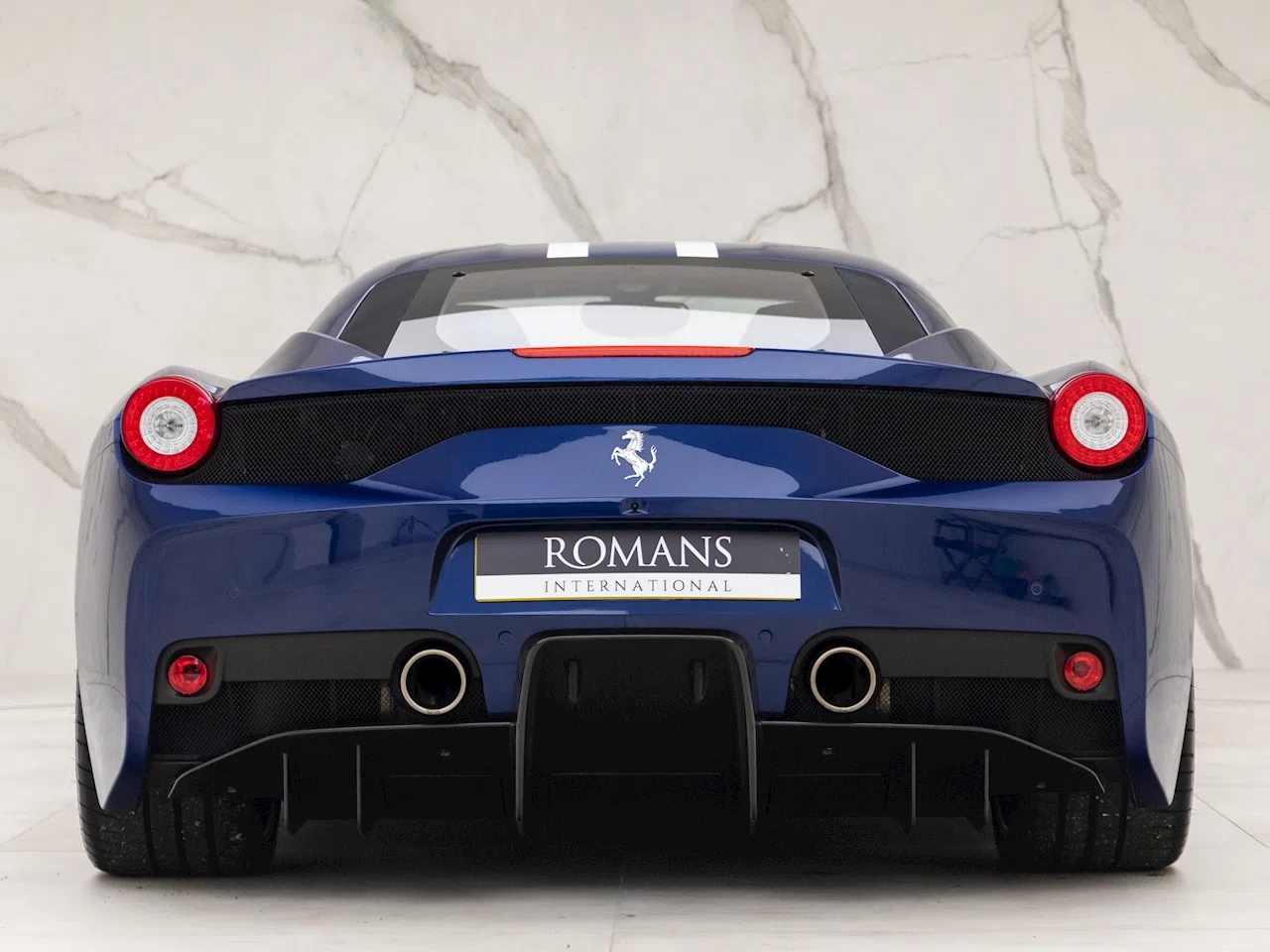 2015 Ferrari 458 Speciale for sale, exterior, Blu Tour De France