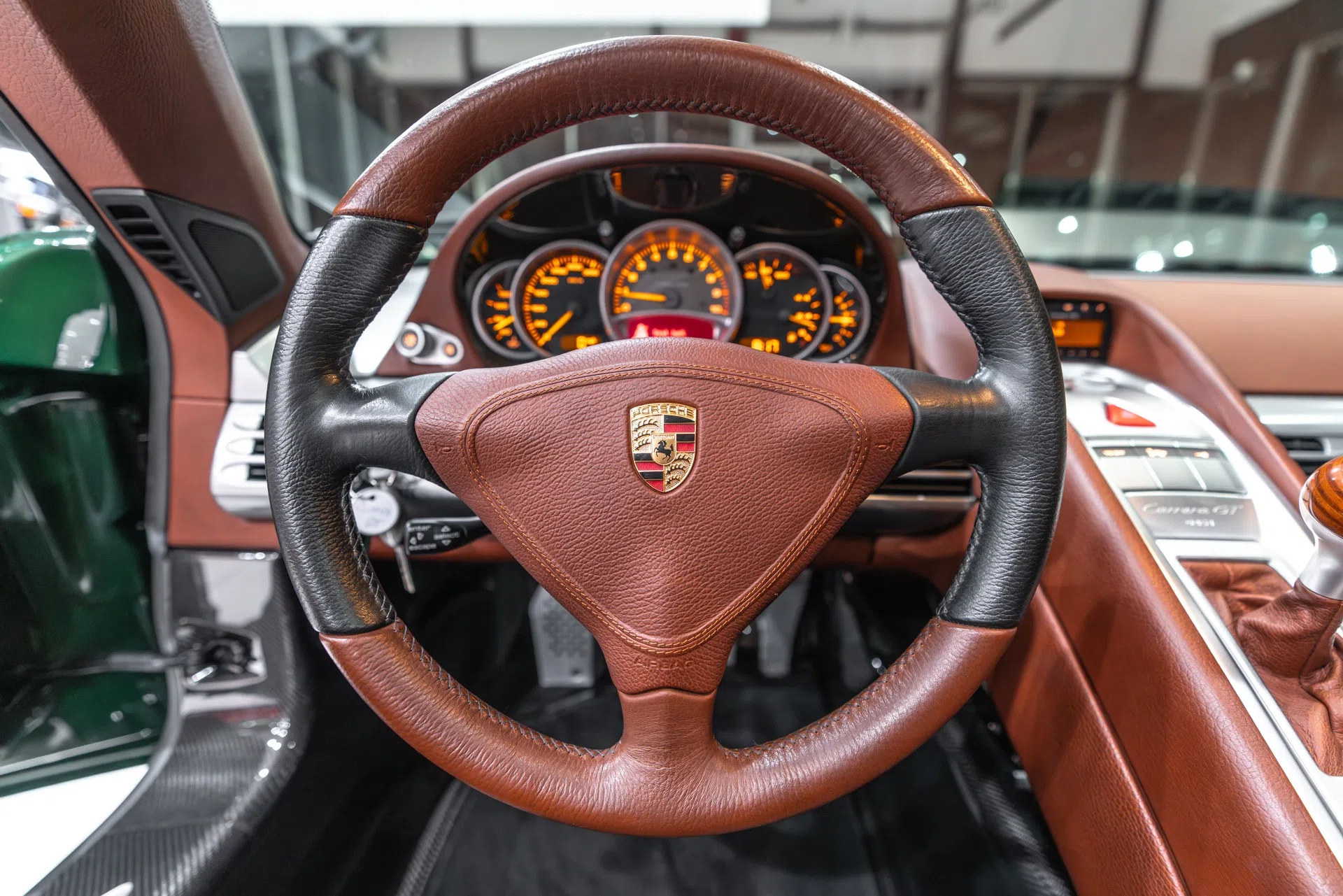 2005 Porsche Carrera GT interior, Dark Gray
