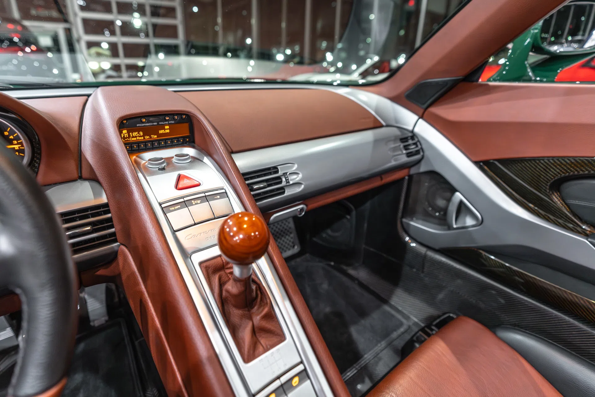 2005 Porsche Carrera GT interior, Dark Gray