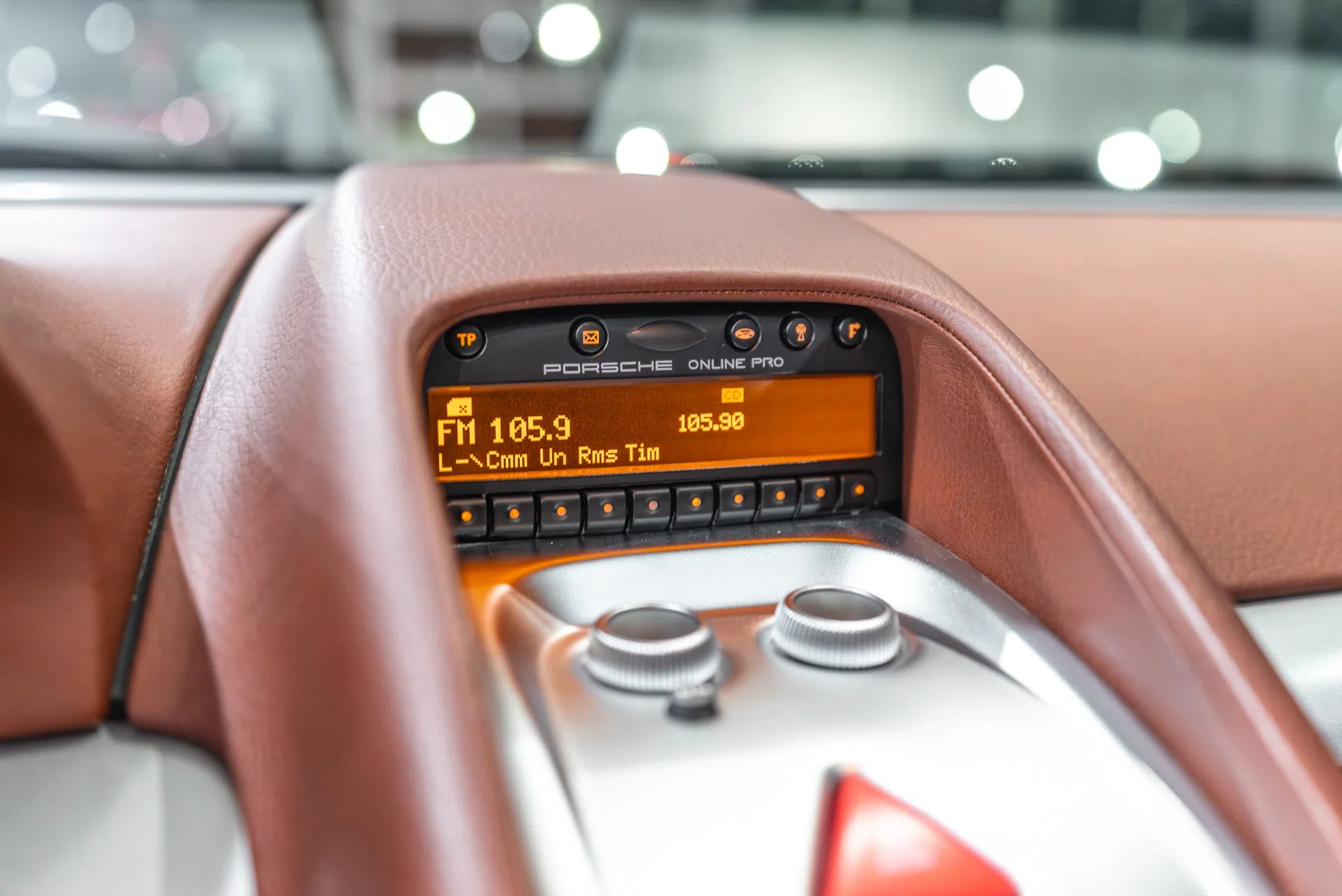 2005 Porsche Carrera GT interior, center console, Dark Gray