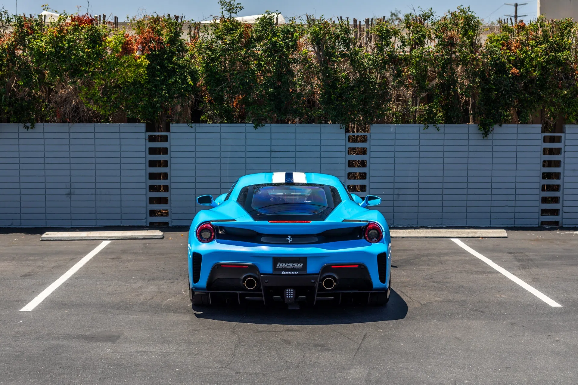 2020 Ferrari 488 Pista for sale, exterior, Blu Soltani