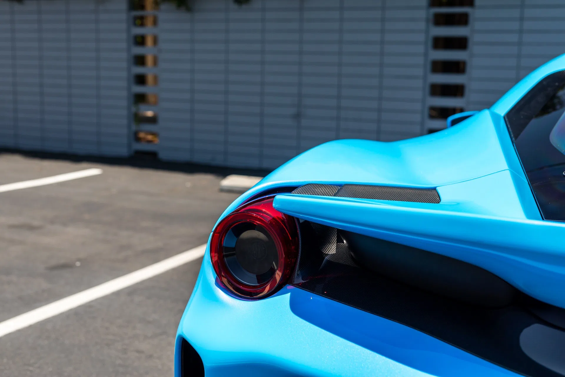 2020 Ferrari 488 Pista for sale, exterior, Blu Soltani