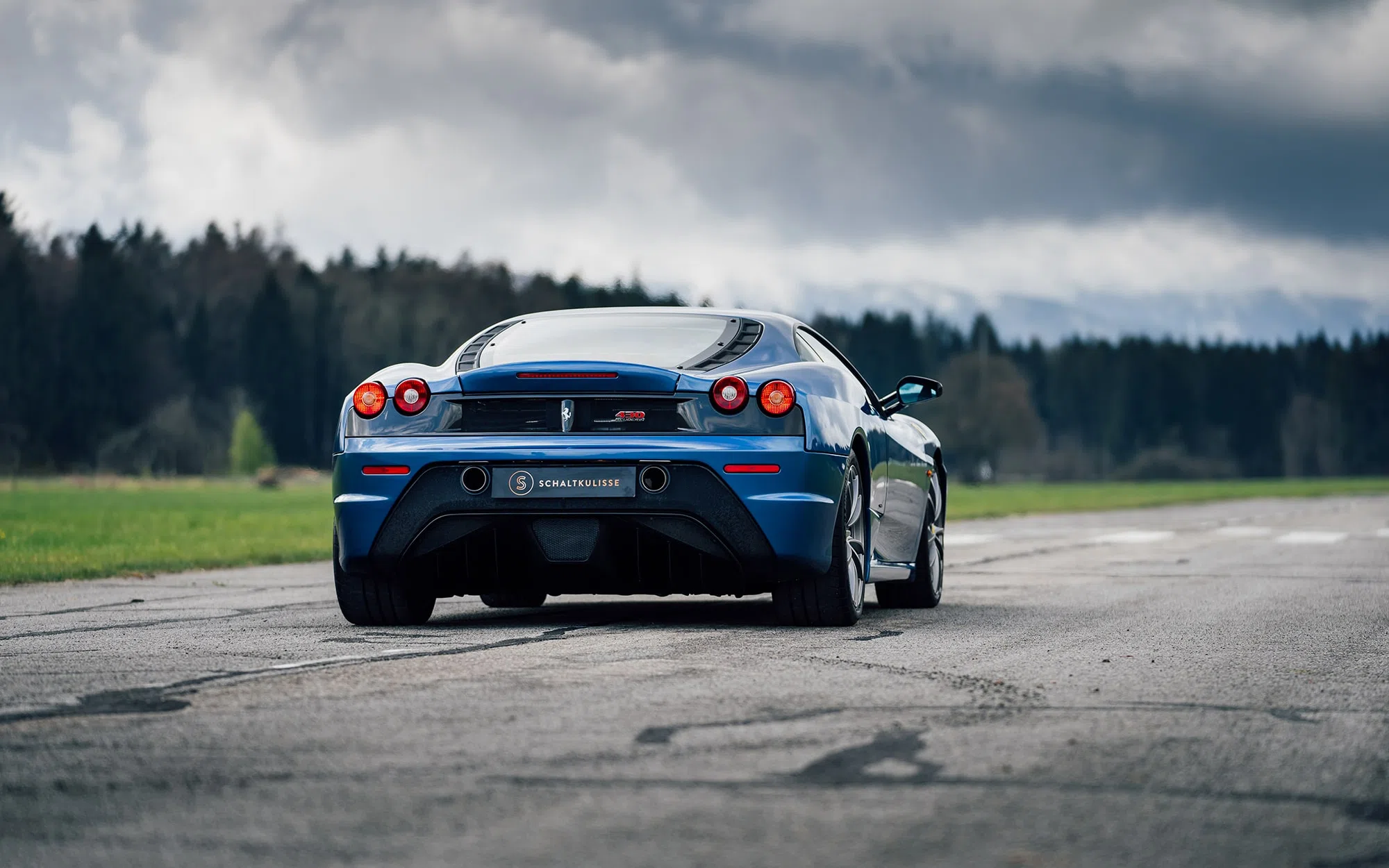 2009 Ferrari 430 Scuderia for sale, exterior, Blu Mirabeau