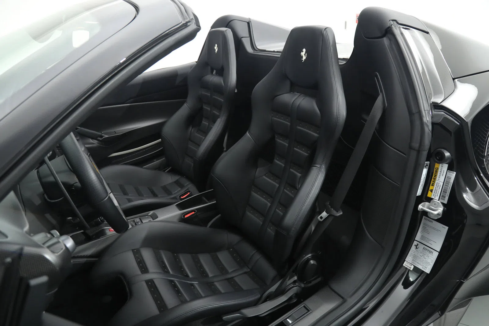 2020 Ferrari 488 Pista Spider interior, seats