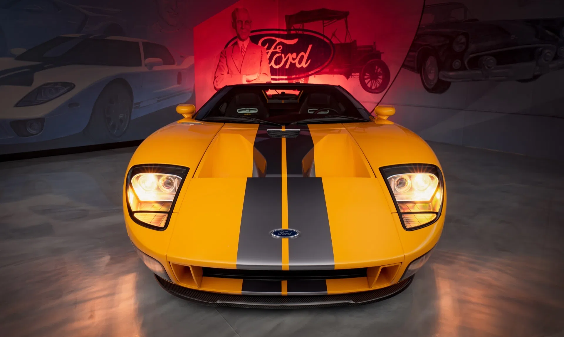 2005 Ford GTX1 for sale, exterior, Valencia Yellow