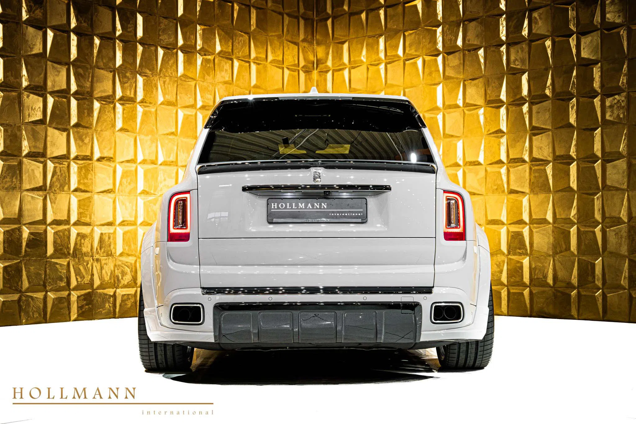 2023 Rolls-Royce Cullinan Black Badge by NOVITEC, rear three-quarter view