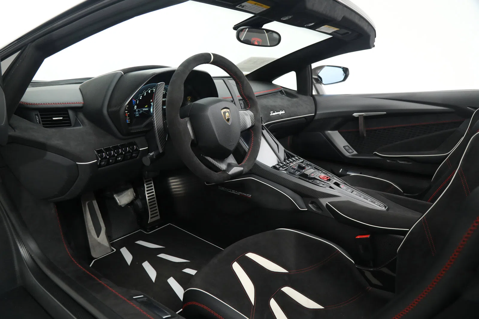 2017 Lamborghini Centenario Roadster interior, dashboard