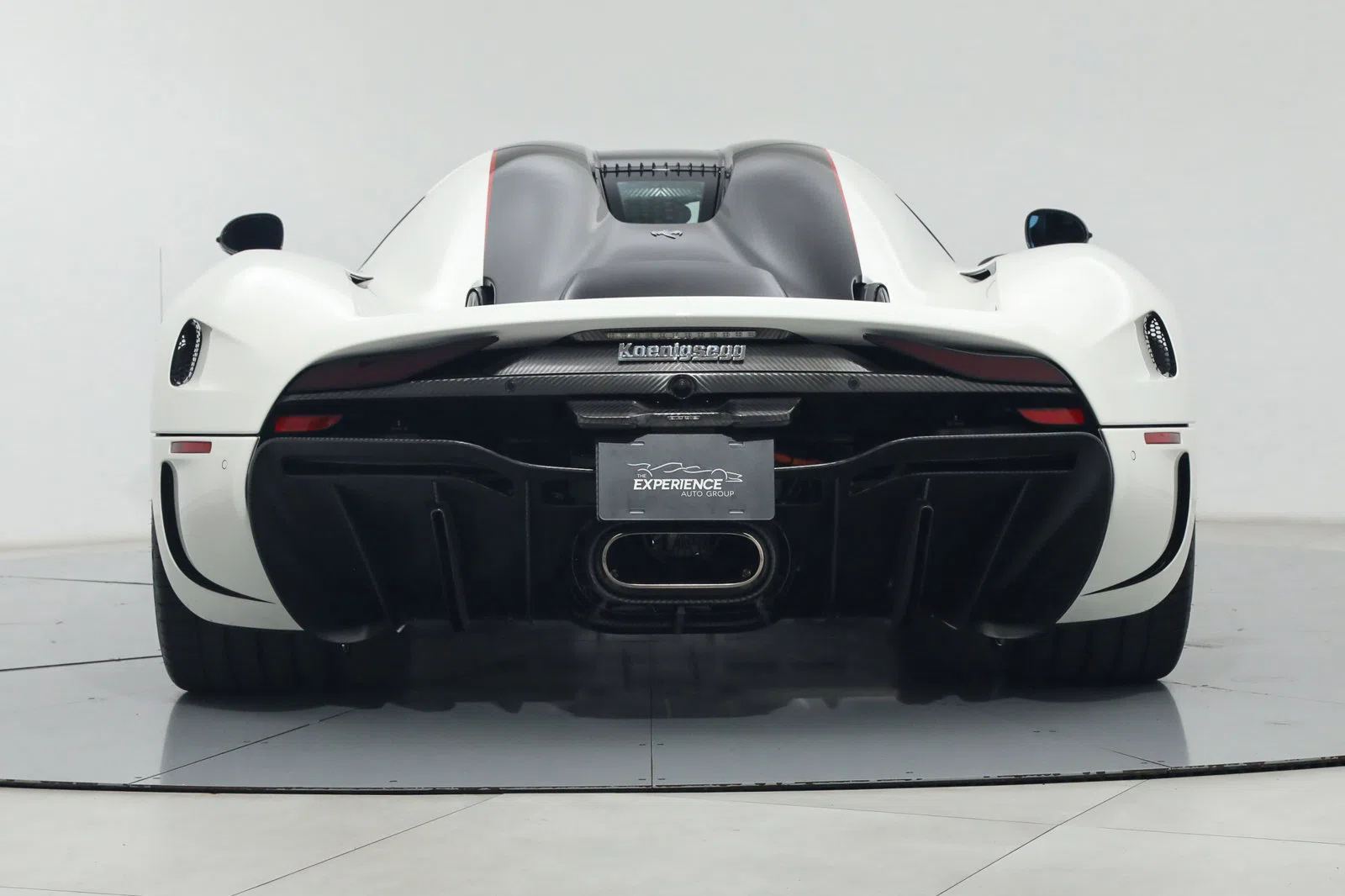 2019 Koenigsegg Regera, rear three-quarter view