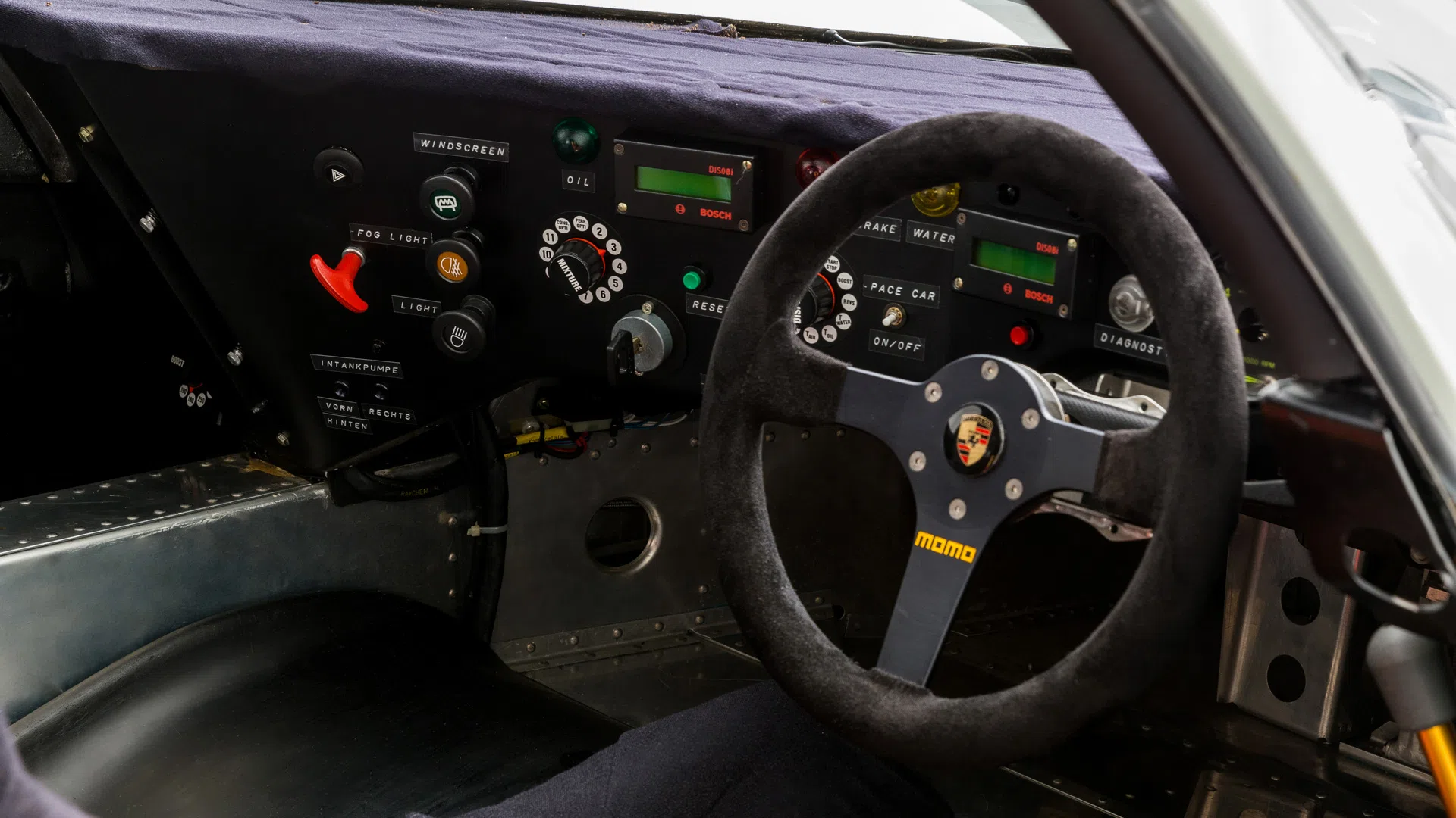 1991 Porsche 962 C interior, dashboard
