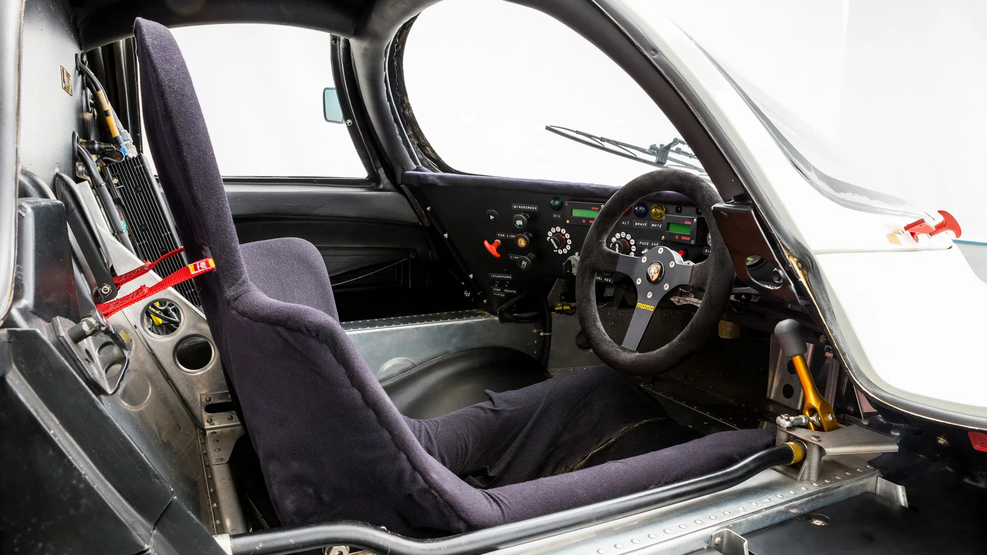 1991 Porsche 962 C interior, dashboard
