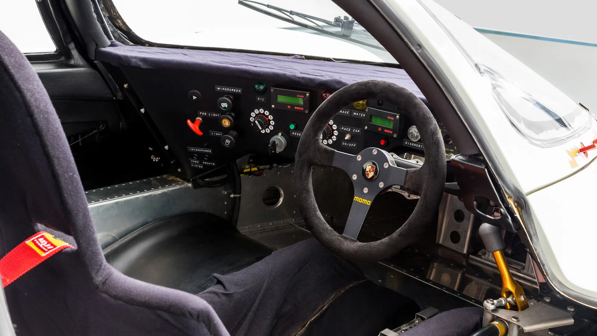 1991 Porsche 962 C interior, dashboard