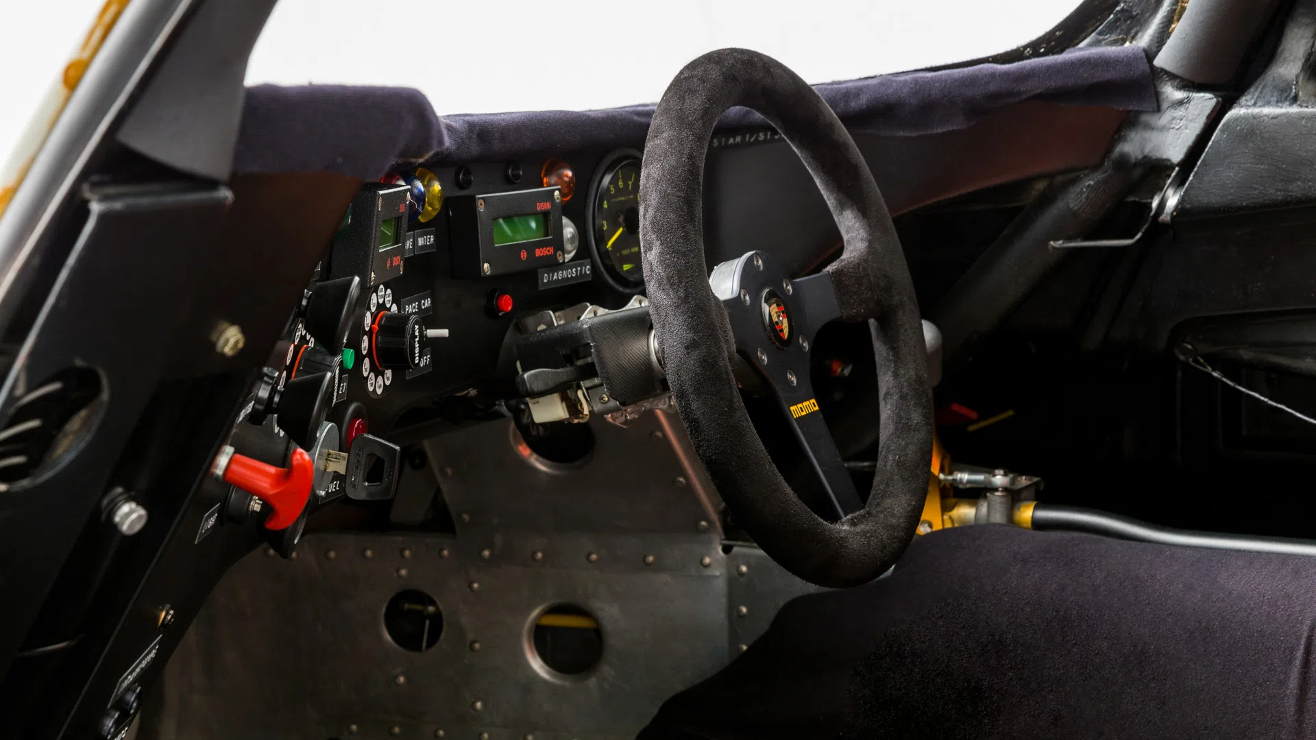 1991 Porsche 962 C interior, dashboard