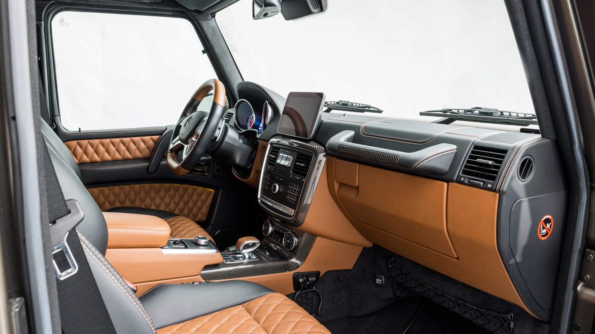 2018 Mercedes-Maybach G650 Landaulet interior, Leather exclusive brown