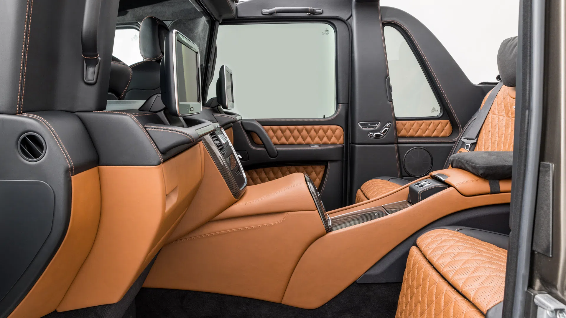 2018 Mercedes-Maybach G650 Landaulet interior, seats, Leather exclusive brown