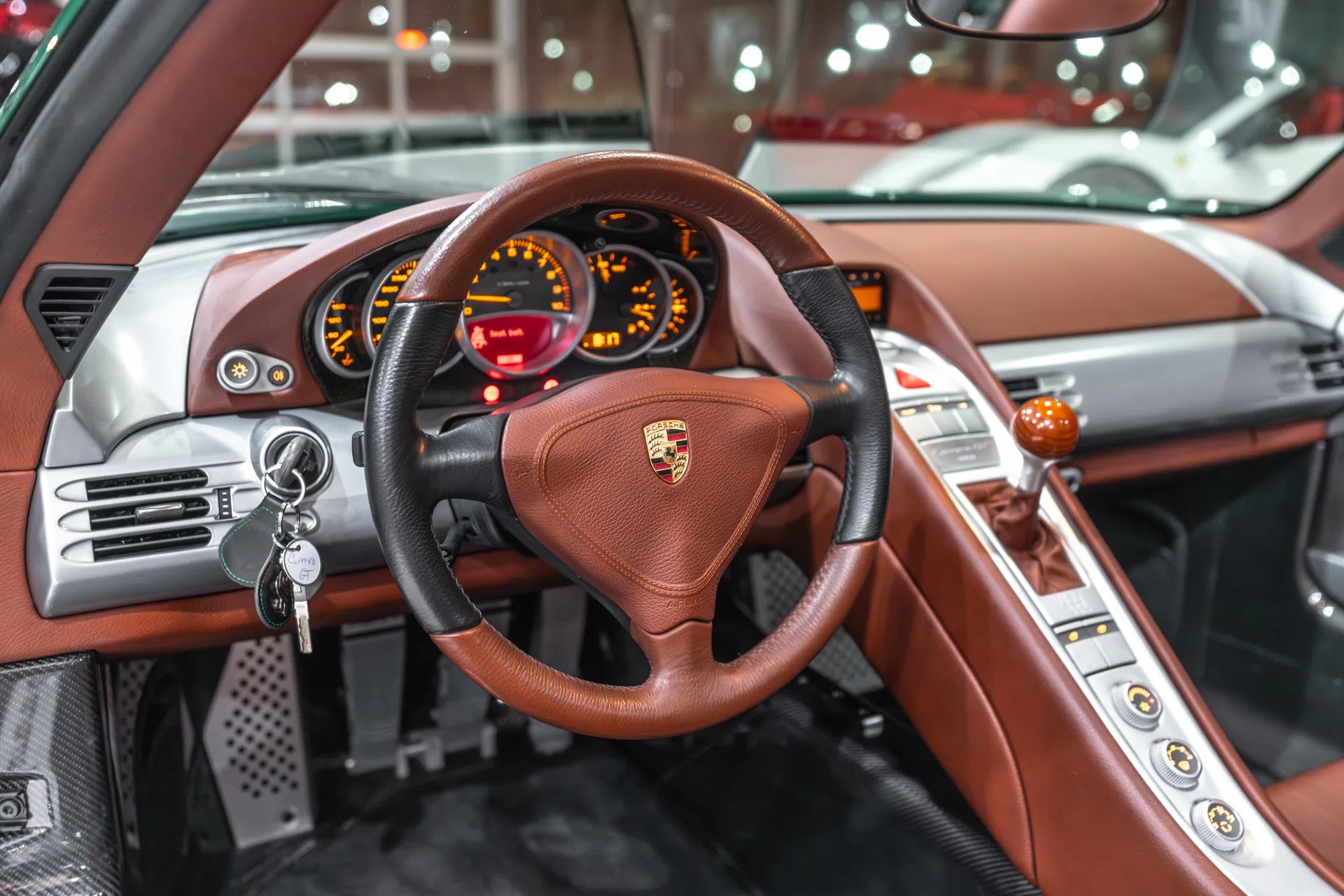 2005 Porsche Carrera GT interior, Dark Gray