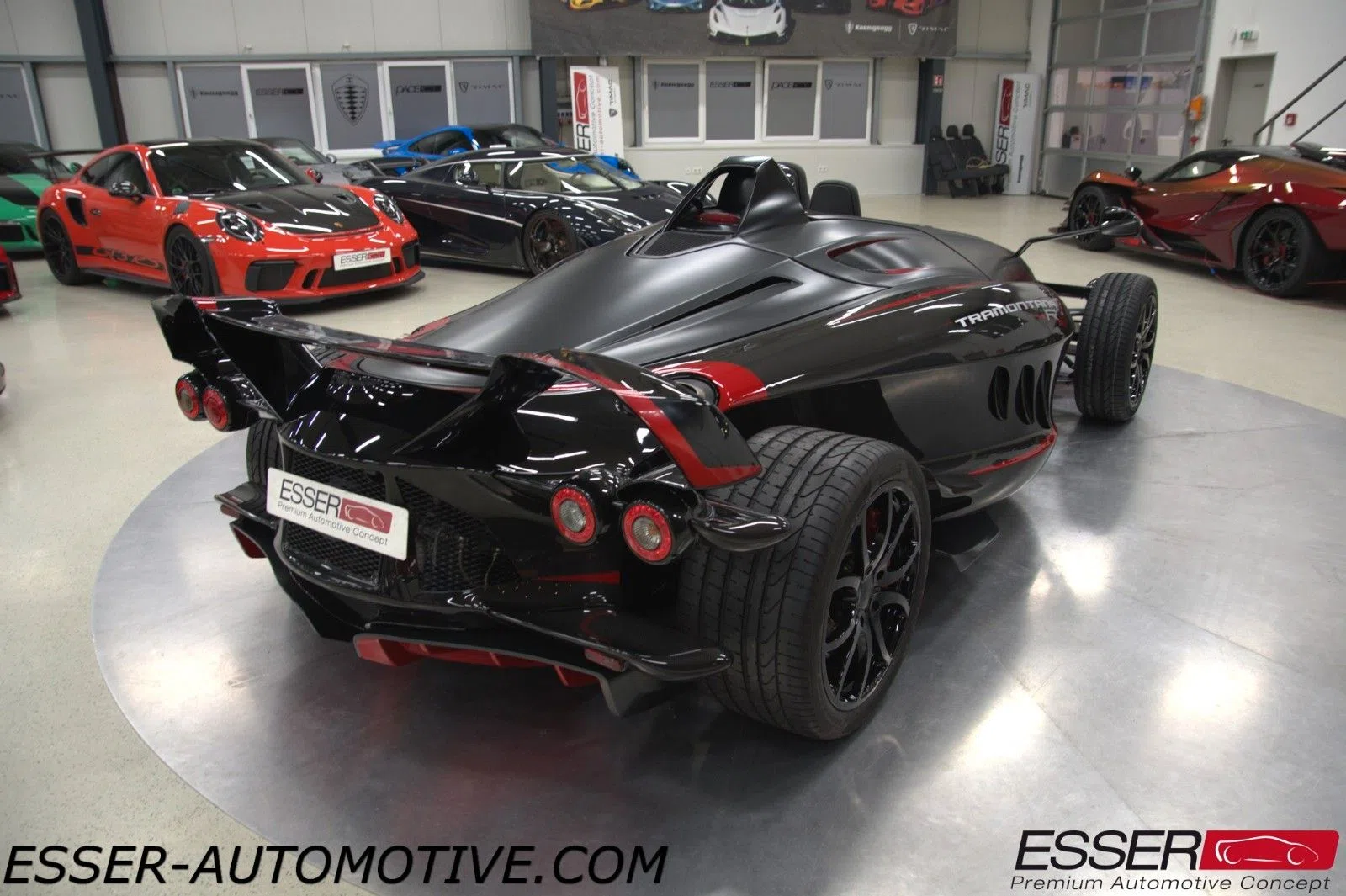 2011 TRAMONTANA R, rear three-quarter view