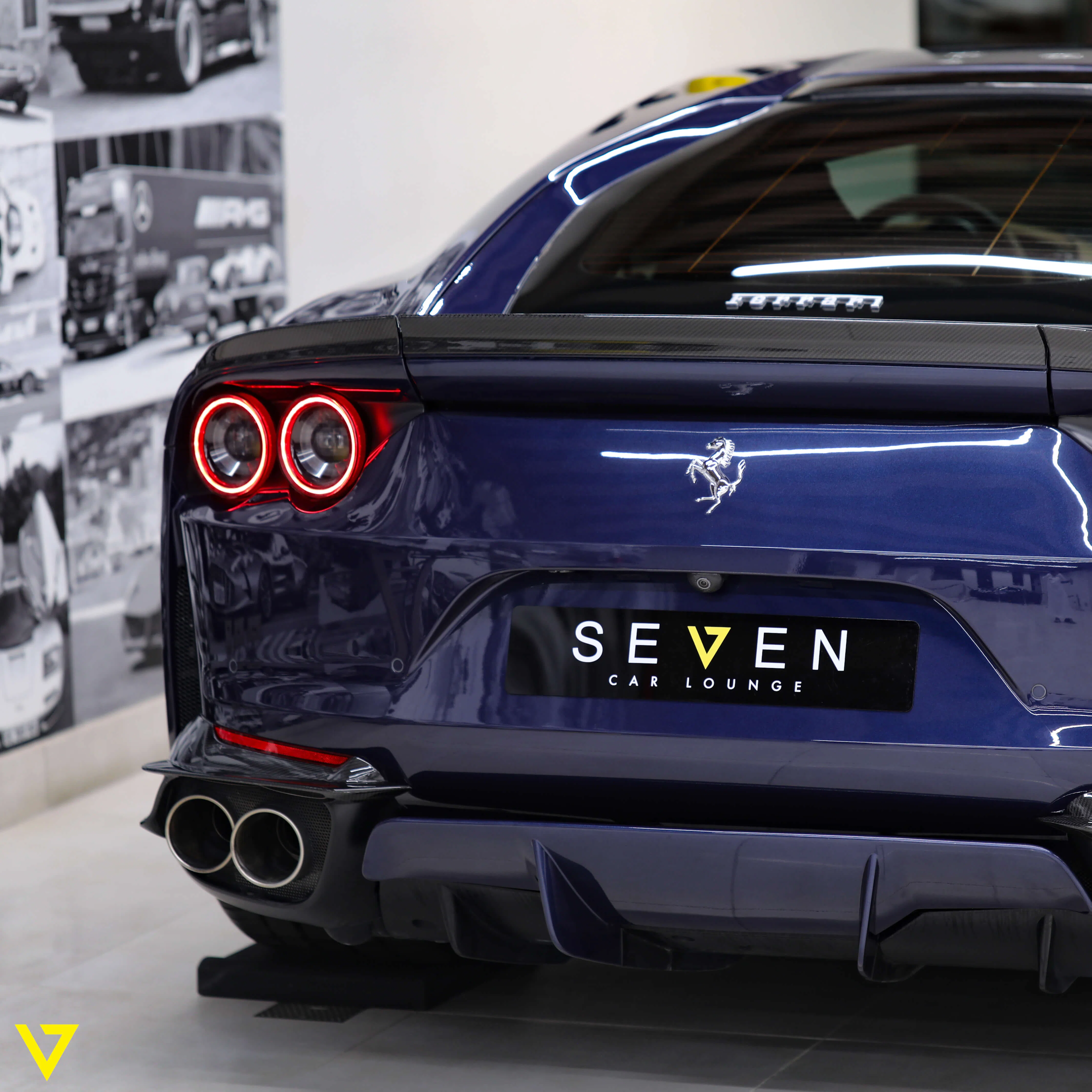 Ferrari 812 Superfast by Novitec for sale, exterior, Blue