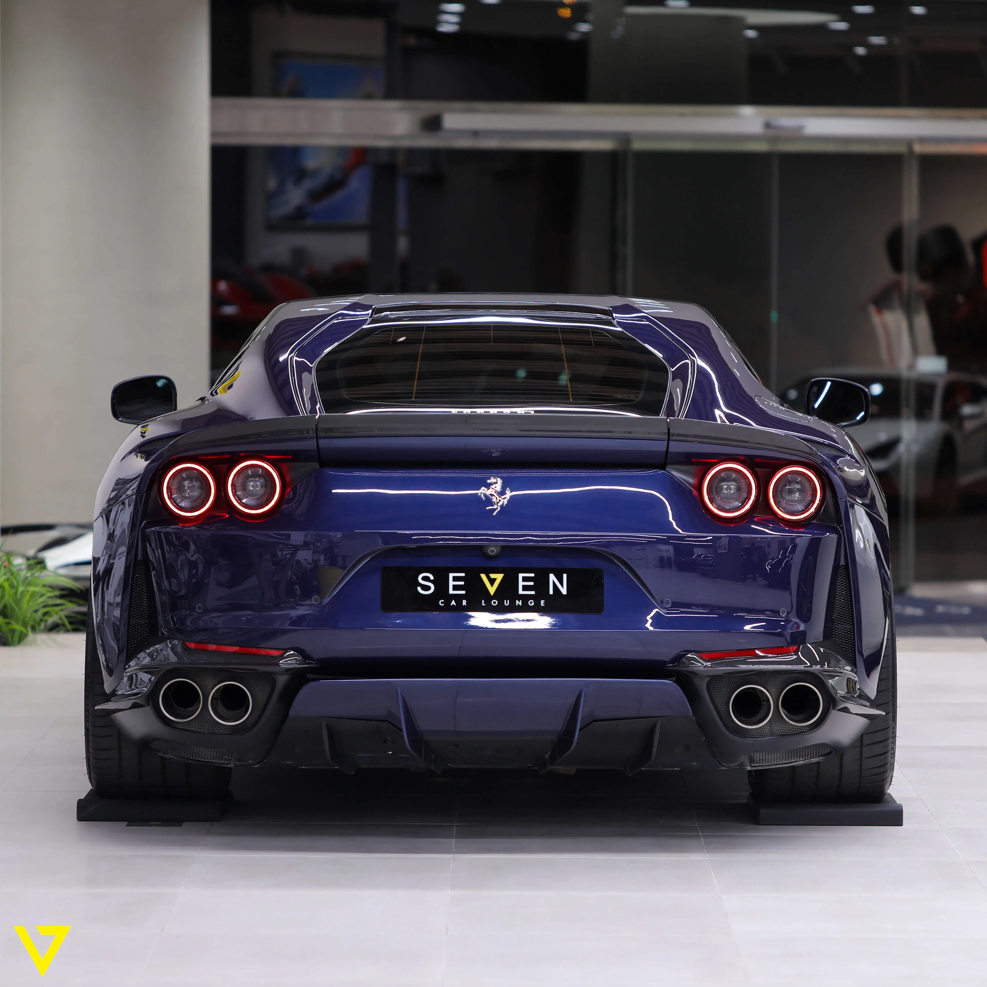 Ferrari 812 Superfast by Novitec for sale, exterior, Blue