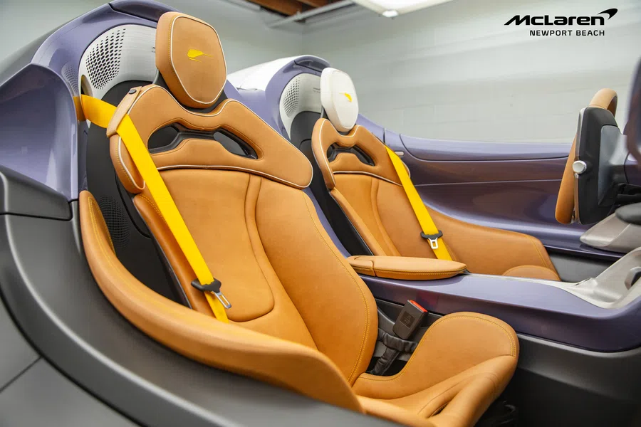 2021 McLaren Elva interior, seats