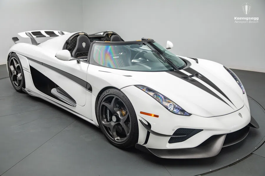 2019 Koenigsegg Regera for sale, exterior, Crystal White