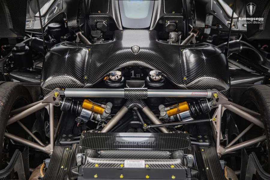 2019 Koenigsegg Regera engine
