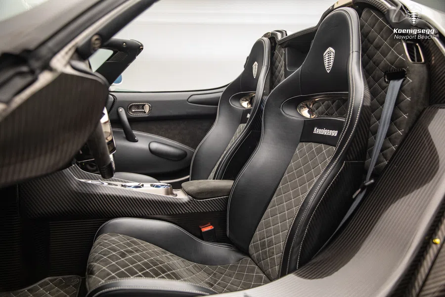 2019 Koenigsegg Regera interior, seats