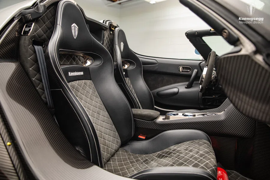 2019 Koenigsegg Regera interior, seats