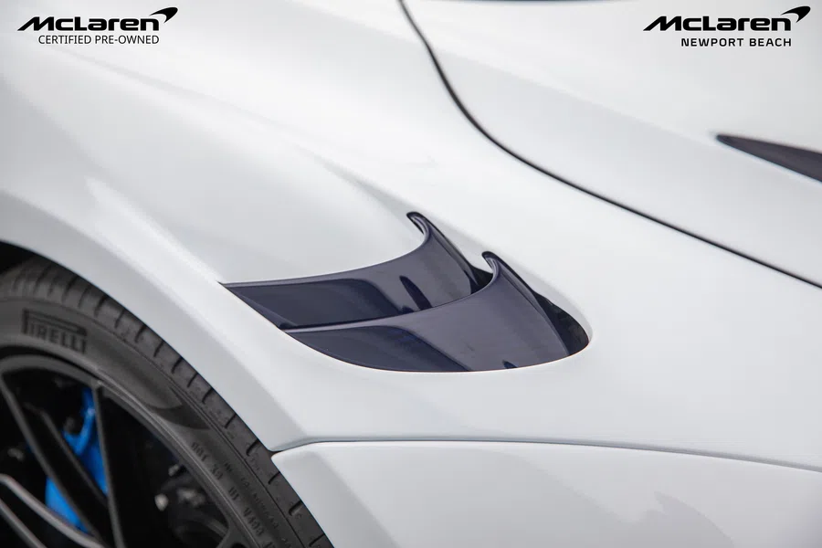 2022 McLaren 765LT for sale, exterior, Mso Alaskan Diamond White