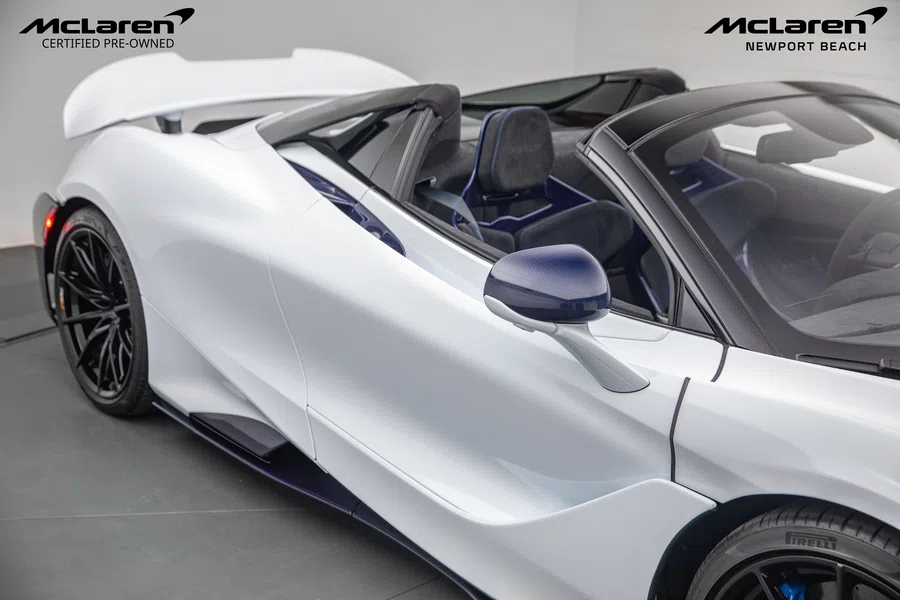 2022 McLaren 765LT for sale, exterior, Mso Alaskan Diamond White