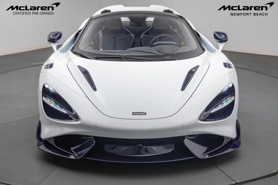 2022 McLaren 765LT for sale, exterior, Mso Alaskan Diamond White