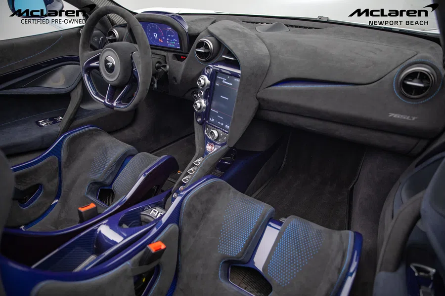 2022 McLaren 765LT interior