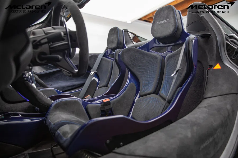 2022 McLaren 765LT interior, seats