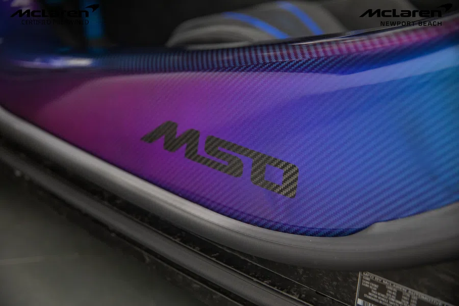 2022 McLaren 765LT interior, door sill