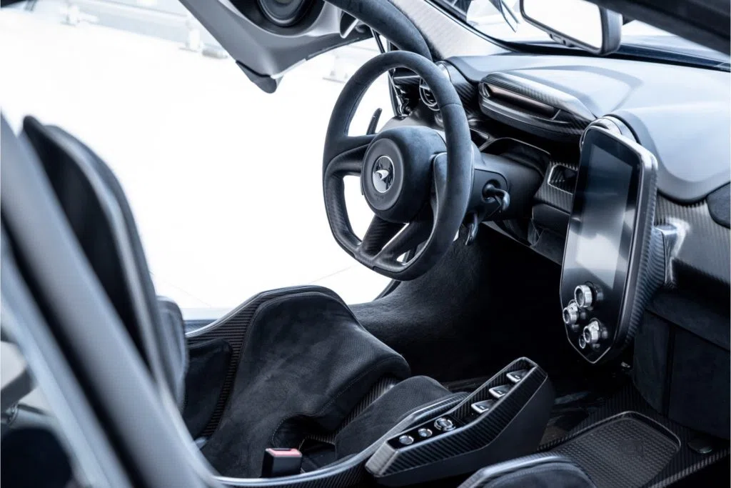2019 McLaren Senna interior, Black