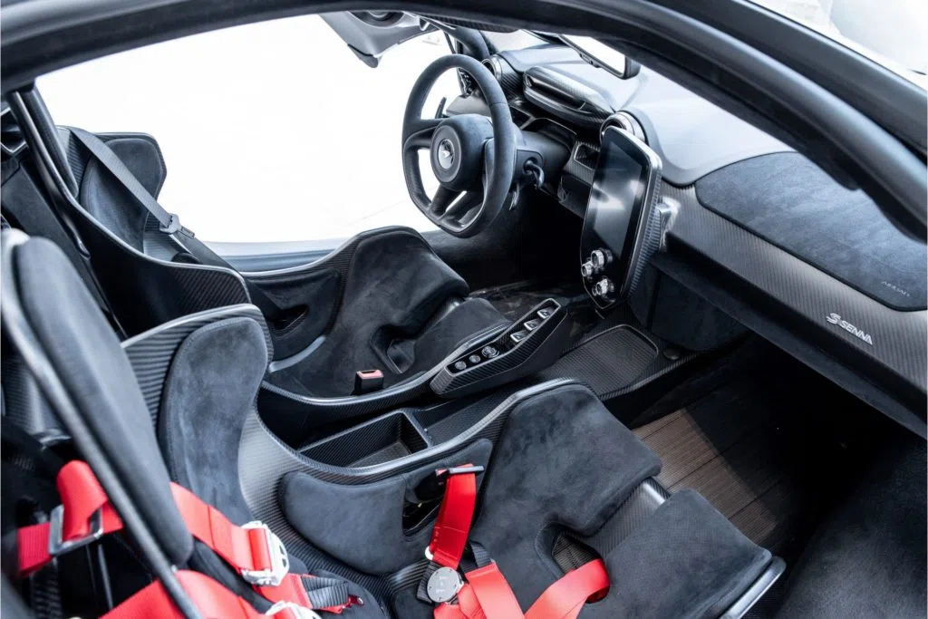 2019 McLaren Senna interior, Black