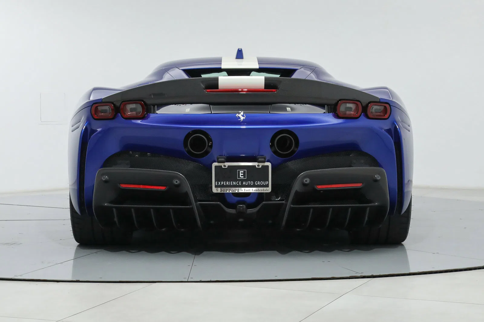 2021 Ferrari SF90 Stradale Assetto Fiorano, rear three-quarter view