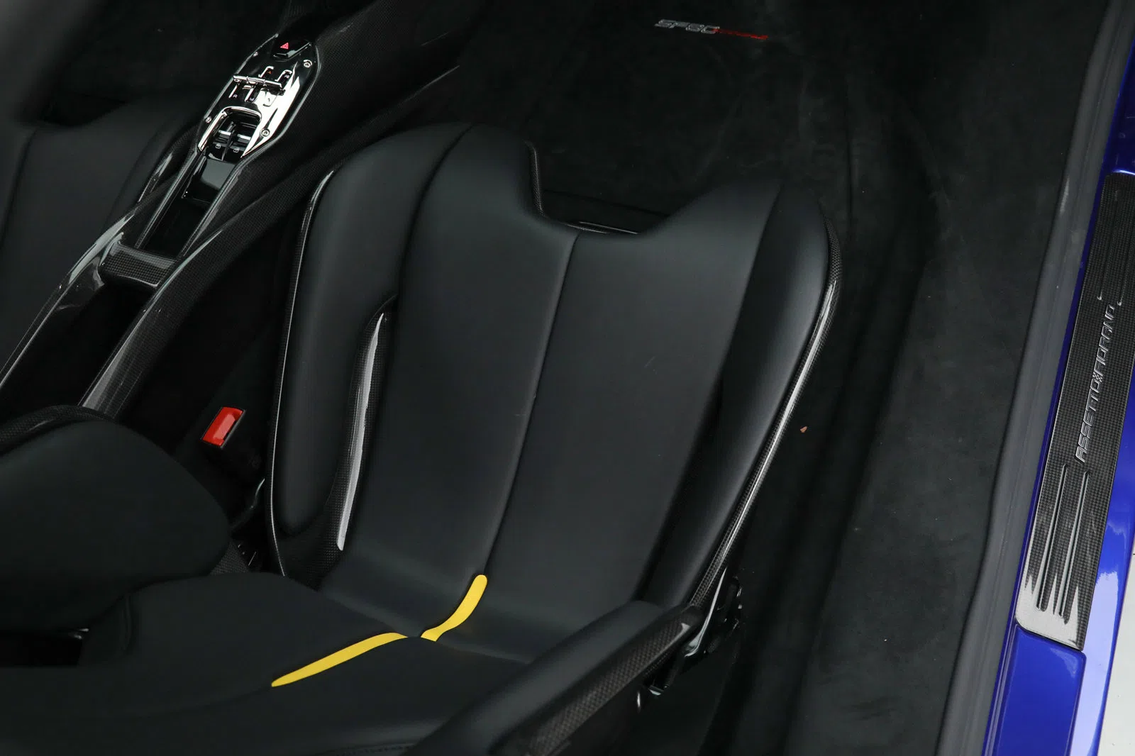 2021 Ferrari SF90 Stradale Assetto Fiorano interior, seats, Black