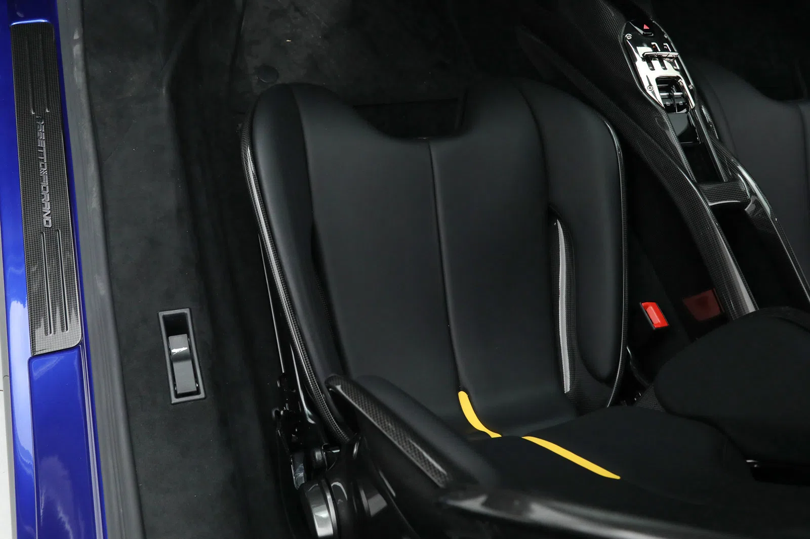 2021 Ferrari SF90 Stradale Assetto Fiorano interior, Black