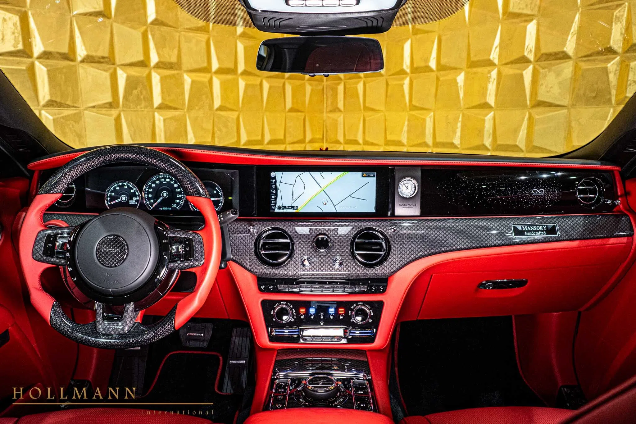 2023 Mansory Ghost II Black Badge interior, dashboard