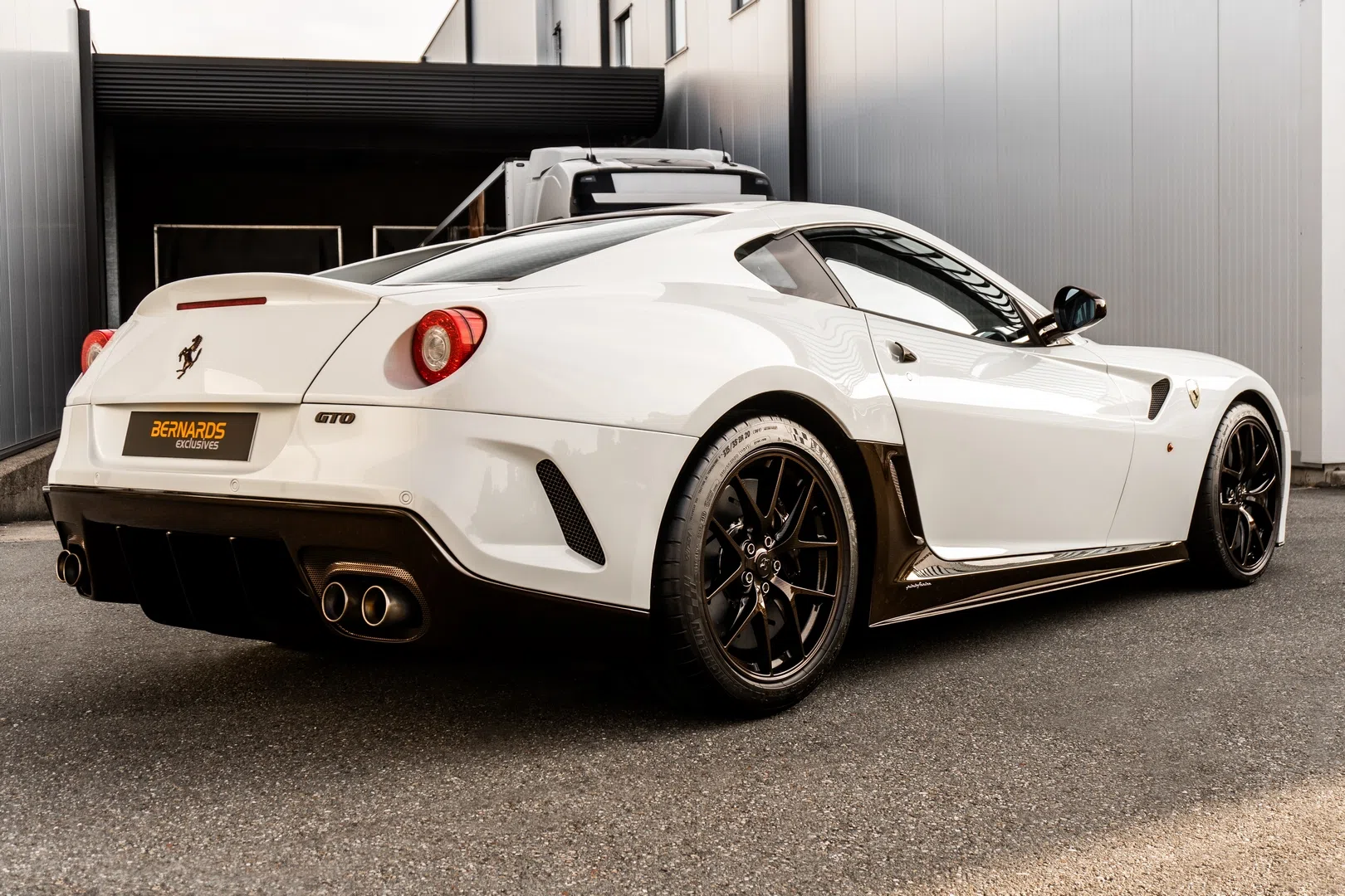 2011 Ferrari 599 GTO for sale, exterior, Bianco Perla