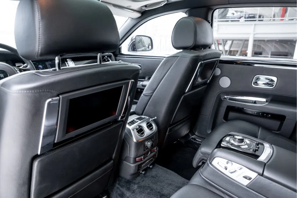 2010 Rolls-Royce Ghost interior, seats, Black