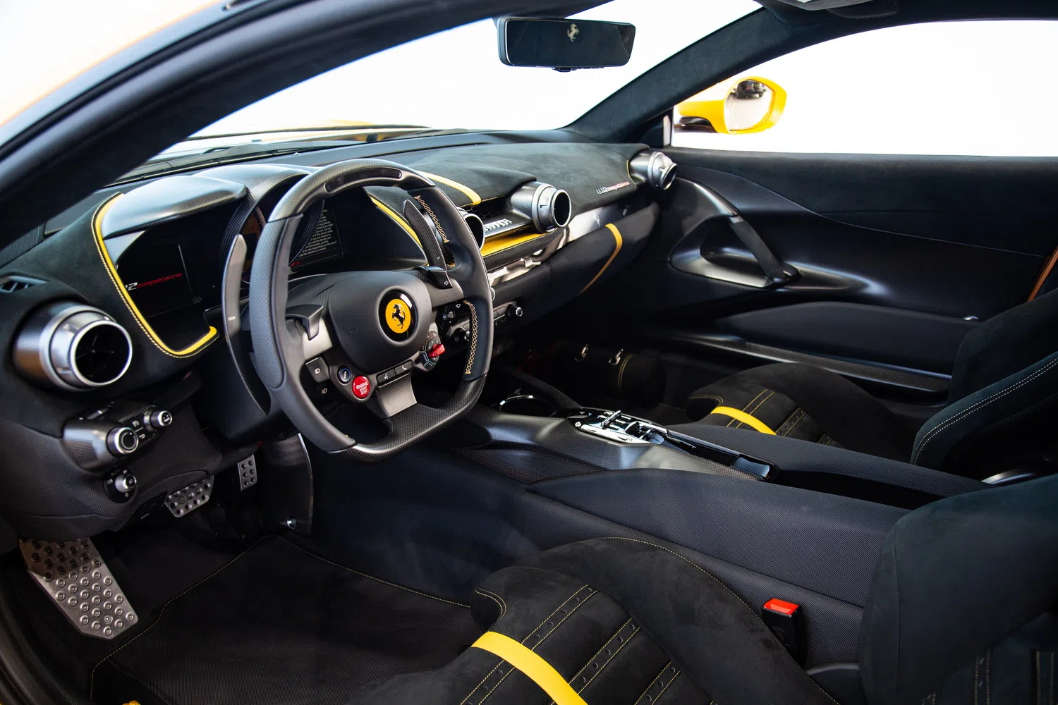 2023 Ferrari 812 Competizione interior, dashboard