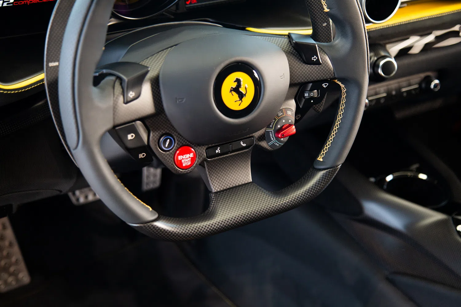 2023 Ferrari 812 Competizione interior