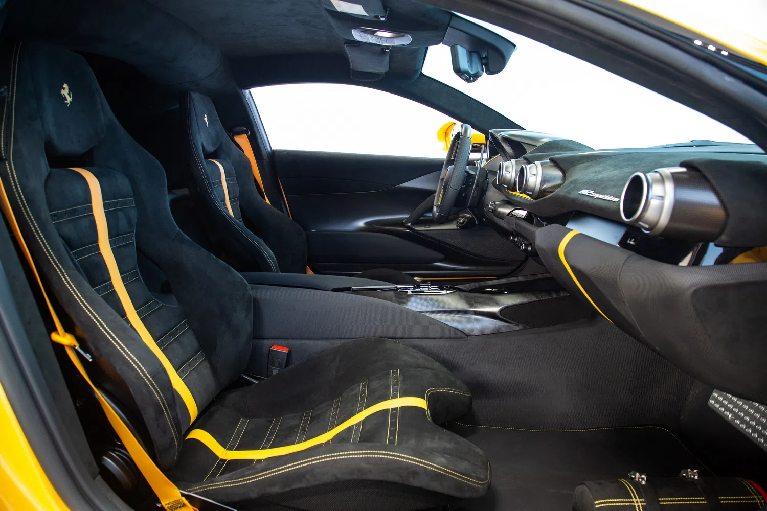 2023 Ferrari 812 Competizione interior, seats